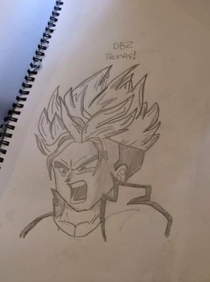 298x400 Trunks Dragon Ball Z - Dragon Ball Z Trunks Drawing