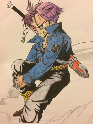320x427 Trunks Drawings On Paigeeworld Pictures Of Trunks - Dragon Ball Z Trunks Drawing