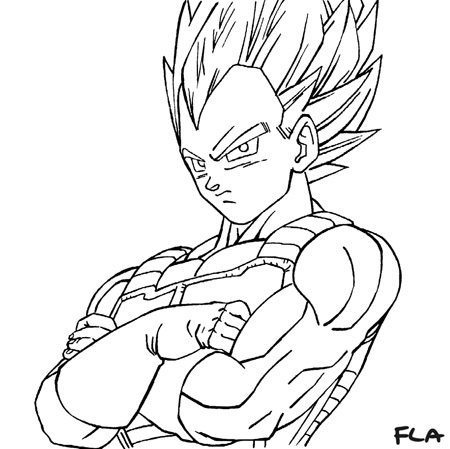 450x449 Dragon Ball Z Images Vegeta Wallpaper And Background Photos - Dragon Ball Z Vegeta Drawing