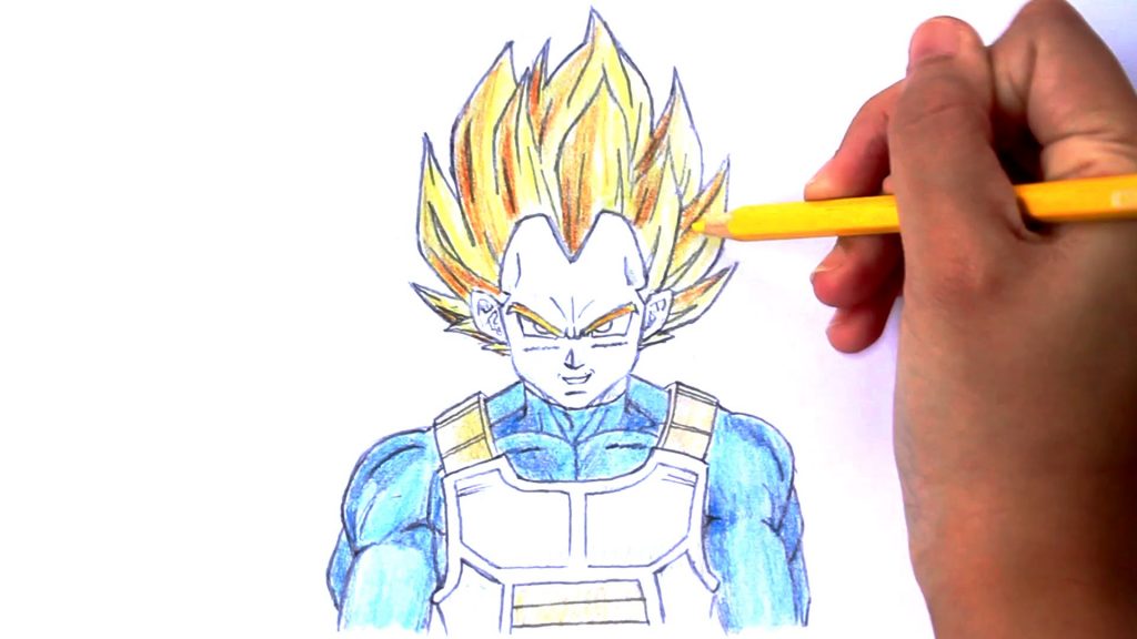 1024x576 How To Draw Vegeta From Dragon Ball Z How To Draw Stuff - Dragon Ball Z Vegeta Drawing