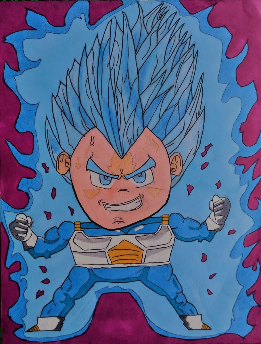 908x1200 Dessin Dragon Ball Z Vegeta Blue Drawing - Dragon Ball Z Vegeta Drawing