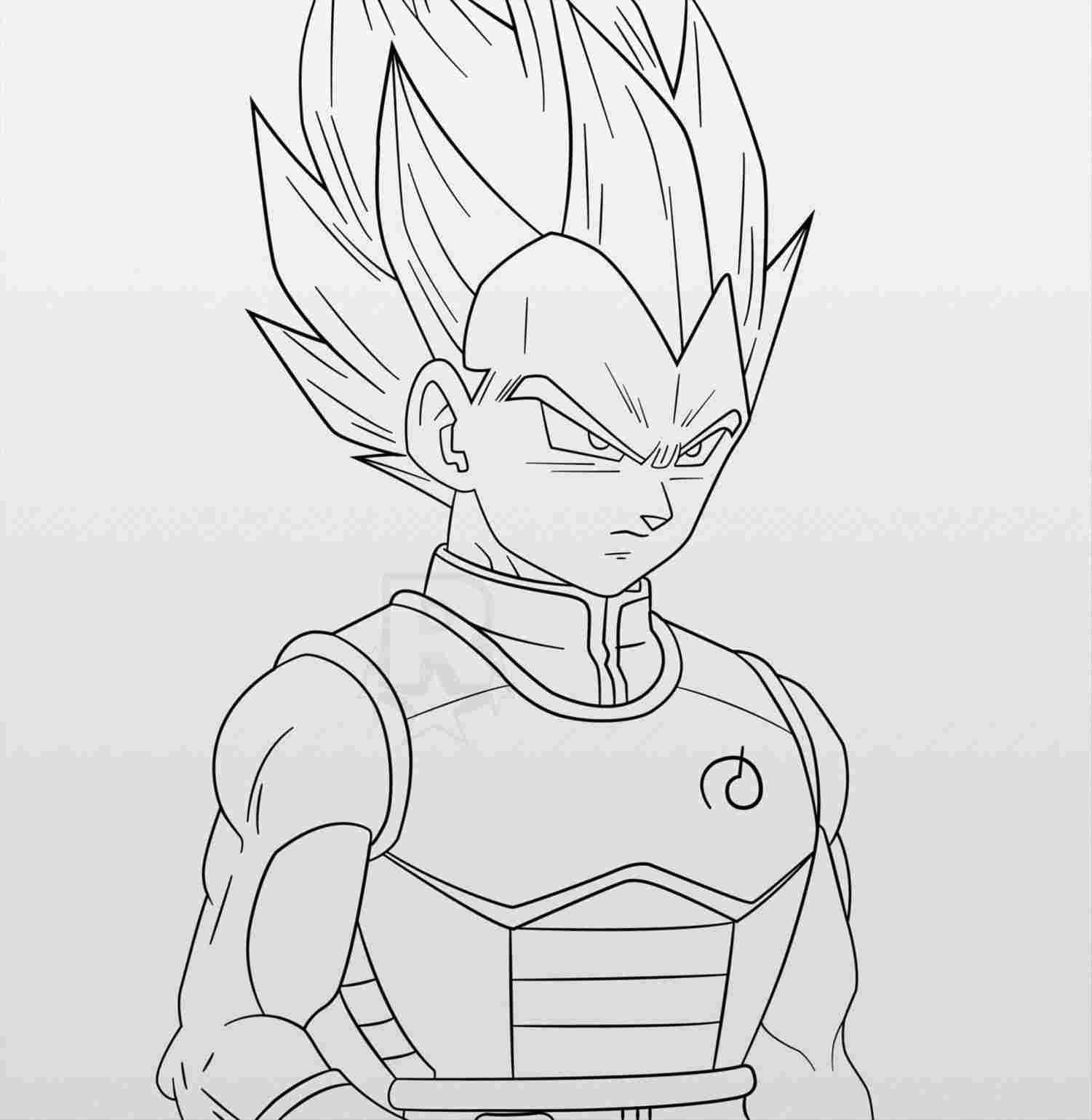 Comment Dessiner Vegeta Facilement Tuto Dbz Youtube 2118