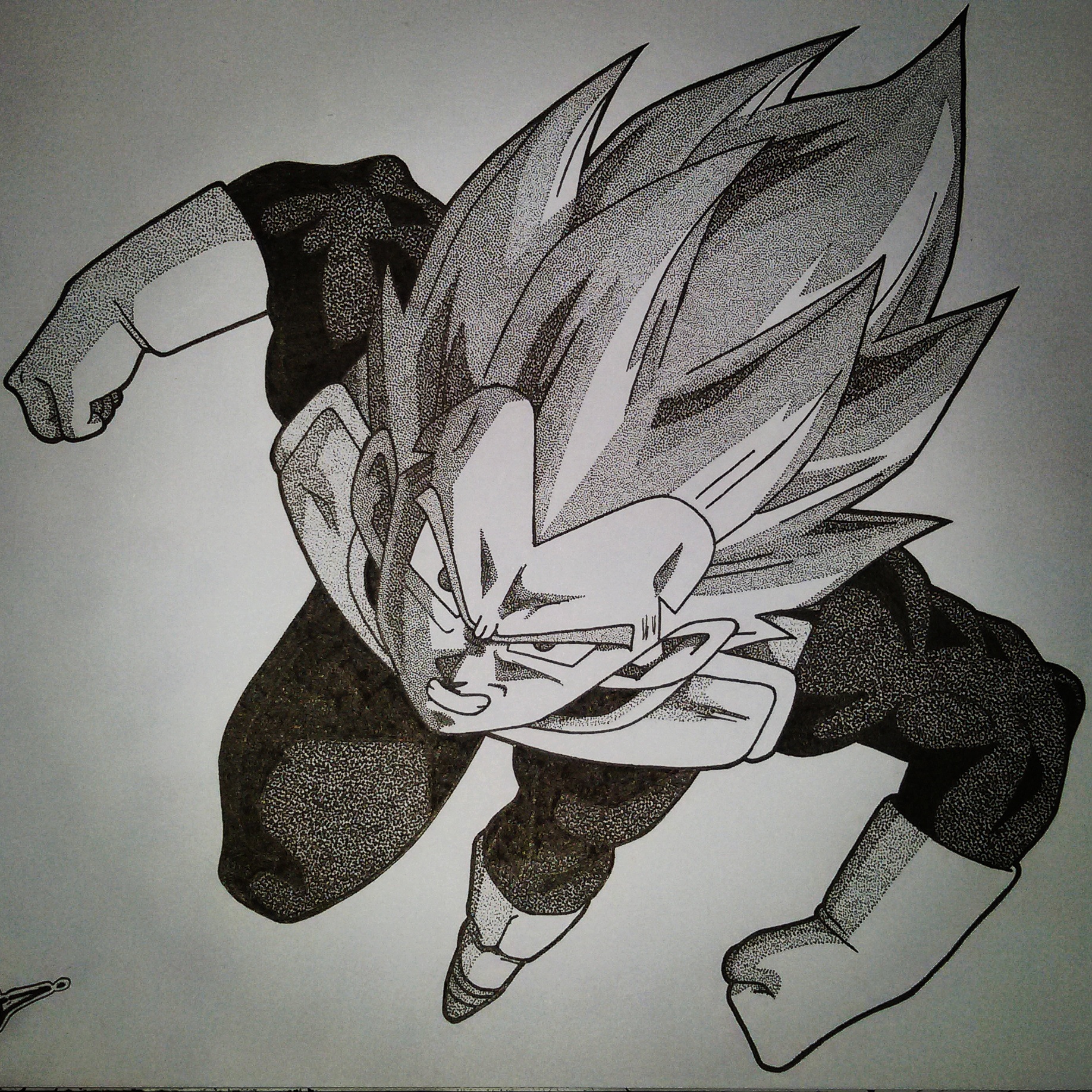 Dragon Ball Z Vegeta Drawing at Explore collection