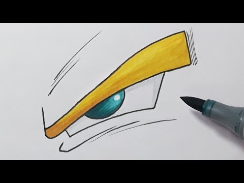 480x360 How To Draw A Dragon Ball Z Eye - Dragon Balls Drawing