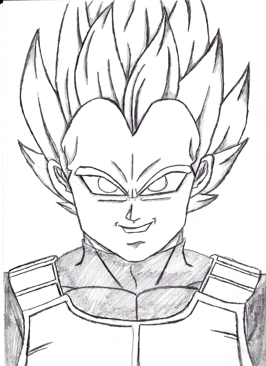 900x1236 Vegeta Drawing Dragon Ball Z For Free Download - Dragon Balls Drawing