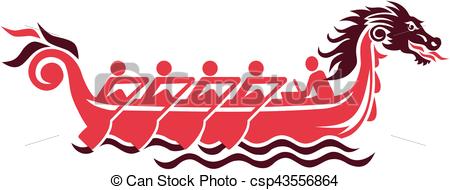 450x190 Dragon Boat Racing Pictogram - Dragon Boat Drawing