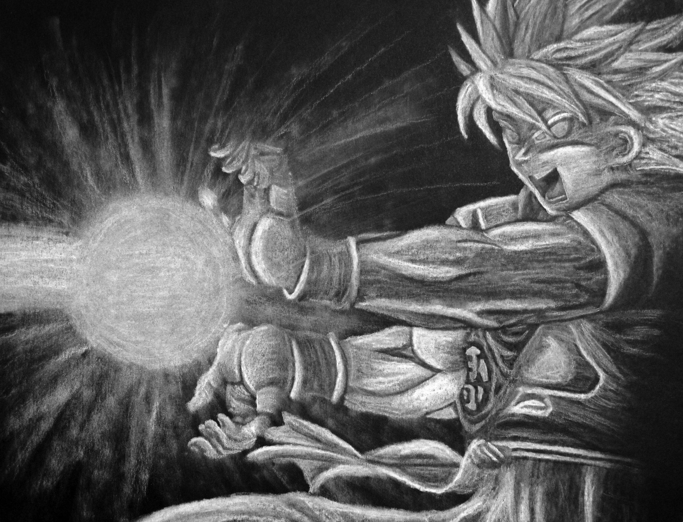 2303x1760 This Is - Dragon Charcoal Drawing