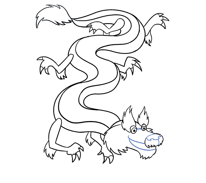 678x600 How To Draw A Chinese Dragon Easy Drawing Guides - Dragon Chinese Drawing
