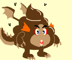 300x250 happy poo dragon - Dragon City Drawing