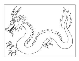 320x247 Huge Collection Of 'chinese Dragon Drawing Step - Dragon Drawing Chinese
