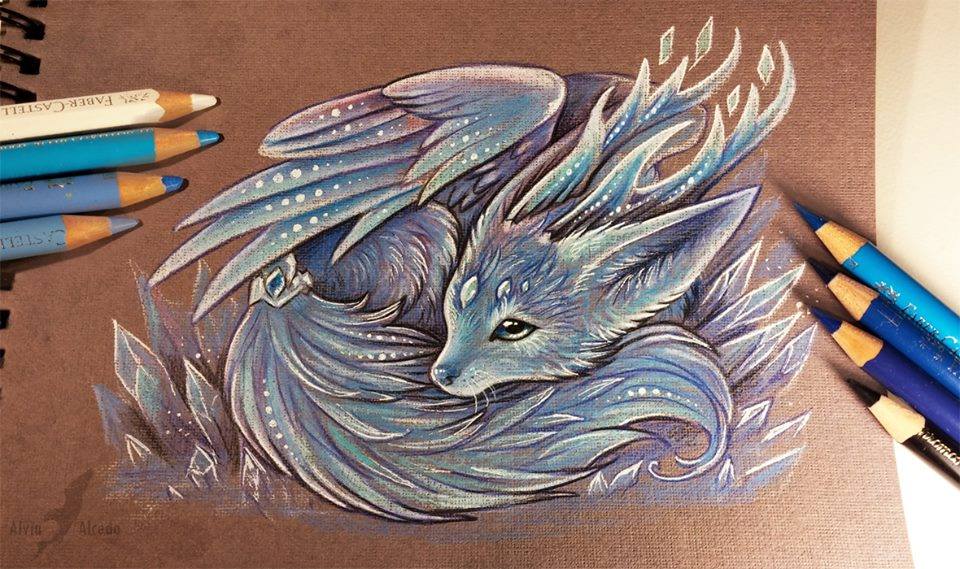 960x569 Dragon Color Pencil Drawing - Dragon Drawing Color