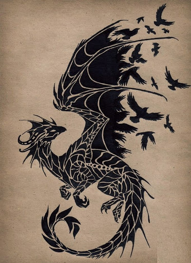 372x512 Amazing Dragon Tattoos You Should Check Out - Dragon Drawing Designs