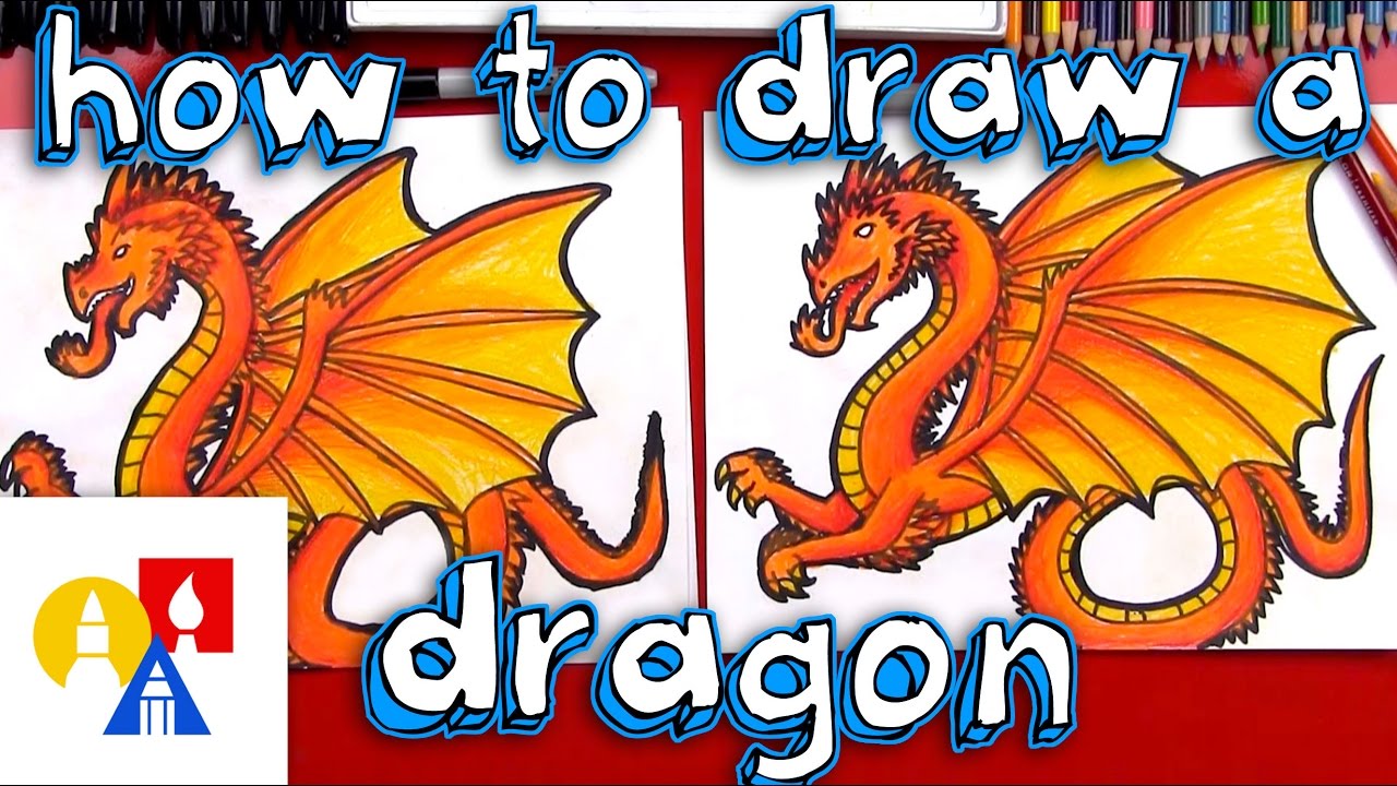 1280x720 How To Draw A Dragon - Dragon Drawing Drawing