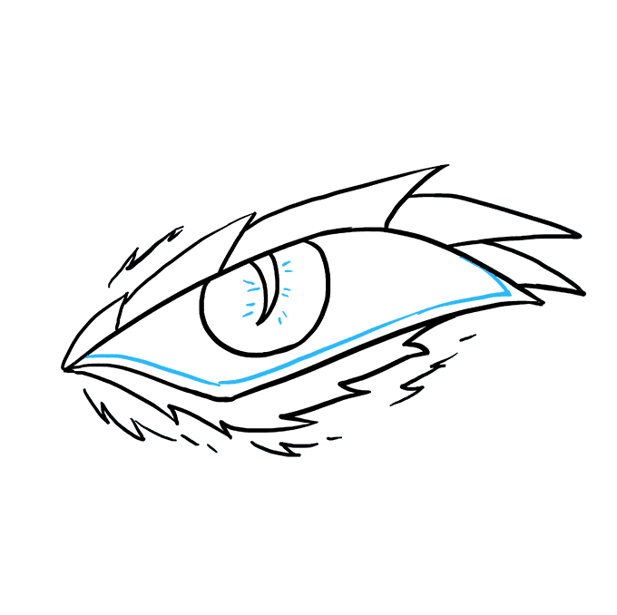 680x678 How To Draw A Dragon Eye - Dragon Drawing Easy