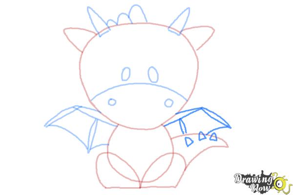 600x400 How To Draw A Dragon For Kids - Dragon Drawing Easy Step By Step