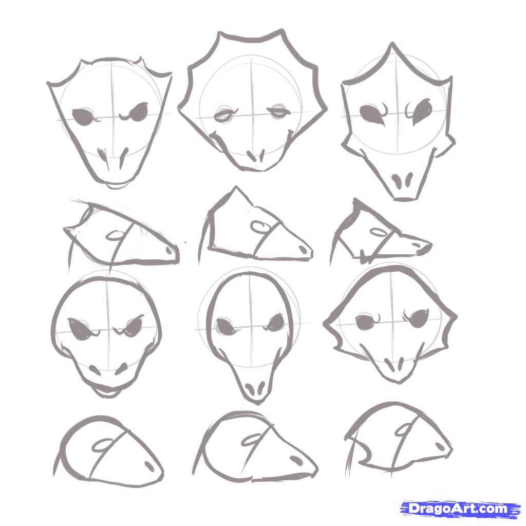 1024x1024 Draw Easy Dragons, Step - Dragon Drawing Easy Step By Step