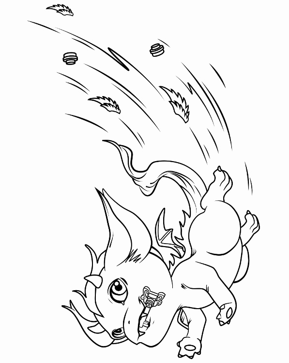 597x748 Gallery Of Funny Dragon Drawing Coloring Pages Collection - Dragon Drawing For Kids