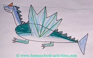 320x199 How To Draw A Dragon Art Projects For Kids - Dragon Drawing For Kids
