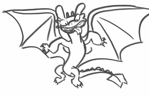 499x327 Draw A Dragon Above You Poorly A Forum Game School - Dragon Drawing Games