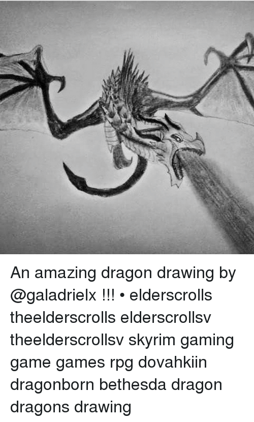 500x830 An Amazing Dragon Drawing - Dragon Drawing Games
