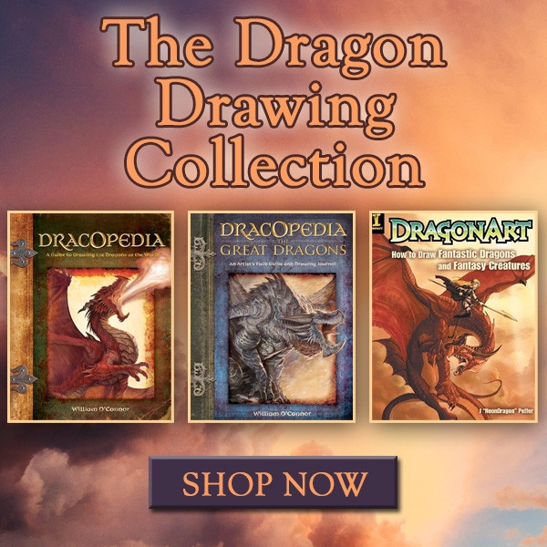 600x600 The Dragon Drawing Collection - Dragon Drawing Games