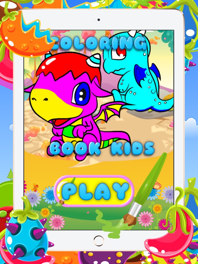 643x857 Coloring Books For Kids - Dragon Drawing Games