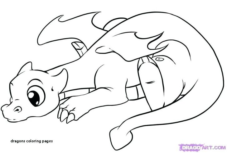 728x493 Drawing Chinese Dragon Coloring Pages For Adults Halloween Candy - Dragon Drawing Pages
