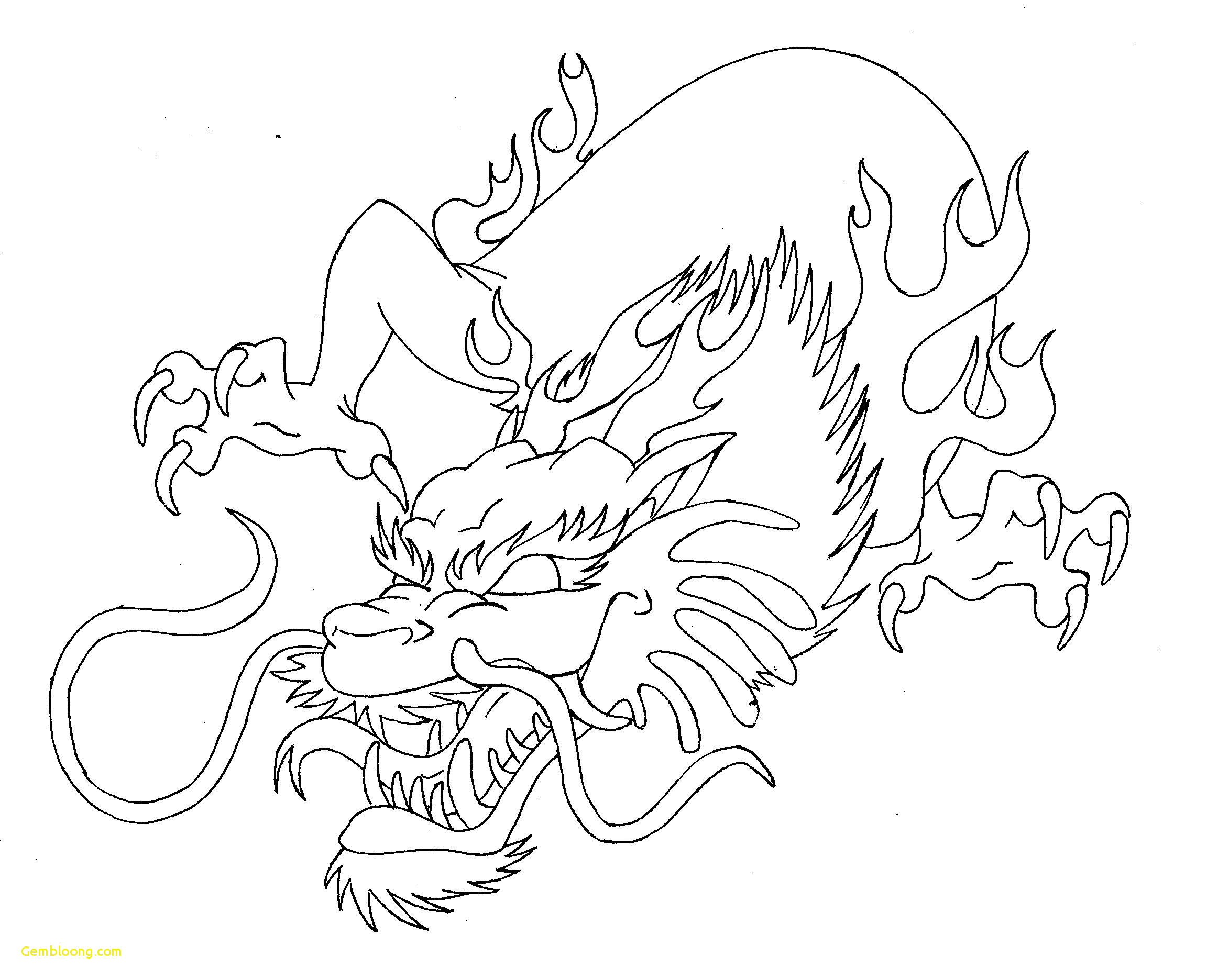 download dragon drawing