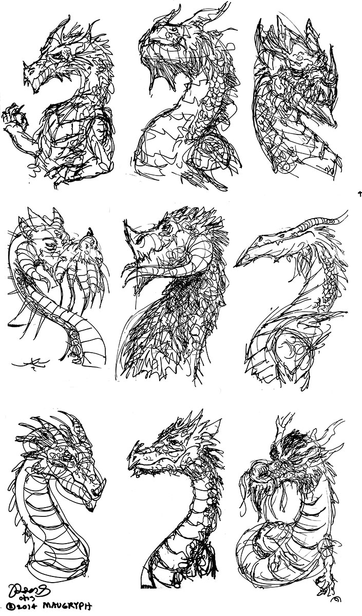 705x1200 Art On Tumblr Maugryph - Dragon Drawing Tumblr