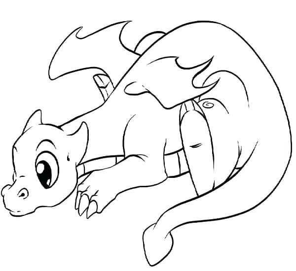 600x550 Cute Dragon Drawing Cute Dragons Images Of To Draw Cute Dragons - Dragon Drawing Tumblr