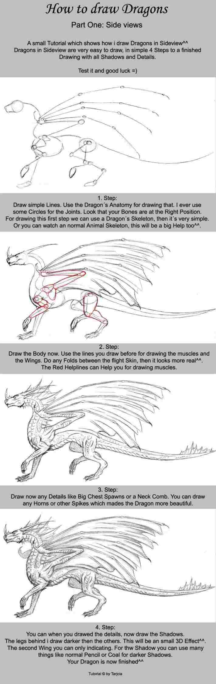 711x2246 Dragon Drawing Tutorial - Dragon Drawing Tutorial
