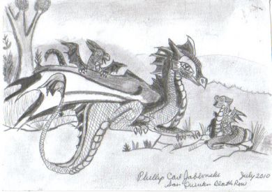 390x275 Phillip Jablonski Dragon Pencil Drawing - Dragon Drawing Website