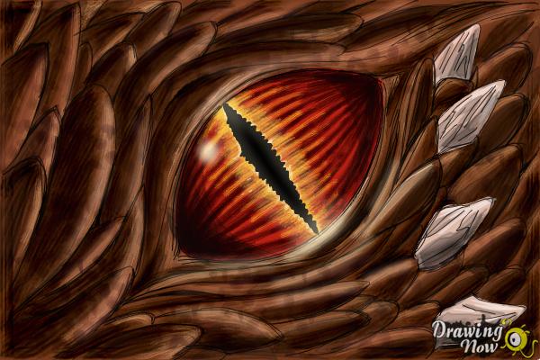 600x400 How To Draw A Dragon Eye - Dragon Eye Drawing