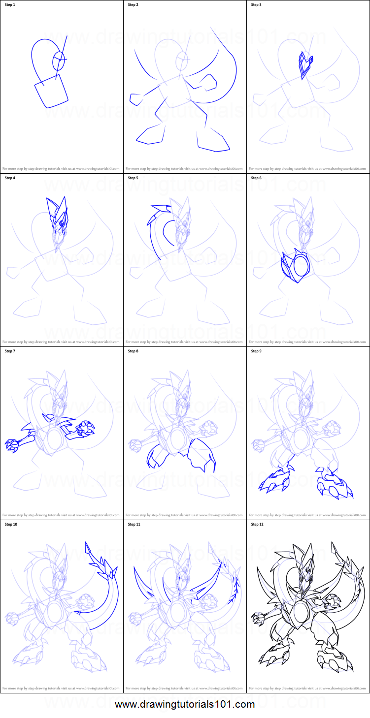 751x1459 How To Draw Odd Eyes Dragon From Yu Gi Oh! Official Card Game - Dragon Eye Drawing Step By Step