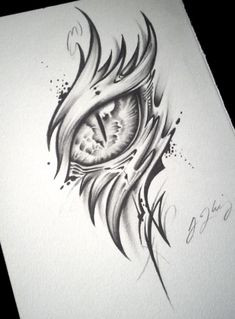 235x319 Pencil - Dragon Eye Pencil Drawing