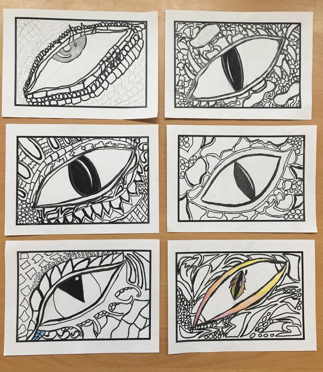 1040x1200 N Lancing Primary On Twitter Pencilpen Drawings Of The Year - Dragon Eye Pencil Drawing