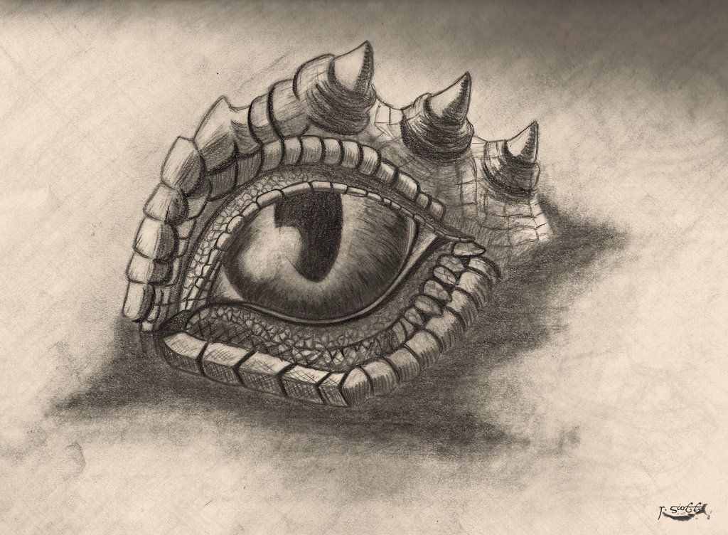 1024x752 Dragons Dragon Eye - Dragon Eye Pencil Drawing