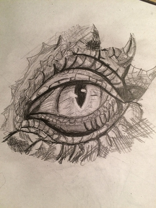 320x427 Dragoneye Drawings On Paigeeworld Pictures Of Dragoneye - Dragon Eye Pencil Drawing