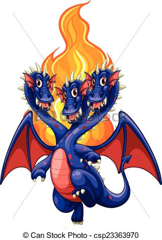 318x470 dragon and flames on white background vectors illustration - Dragon Flames Drawing