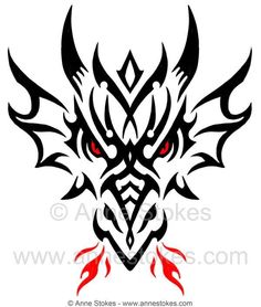 236x278 drawing of dragons with flames tattoos - Dragon Flames Drawing