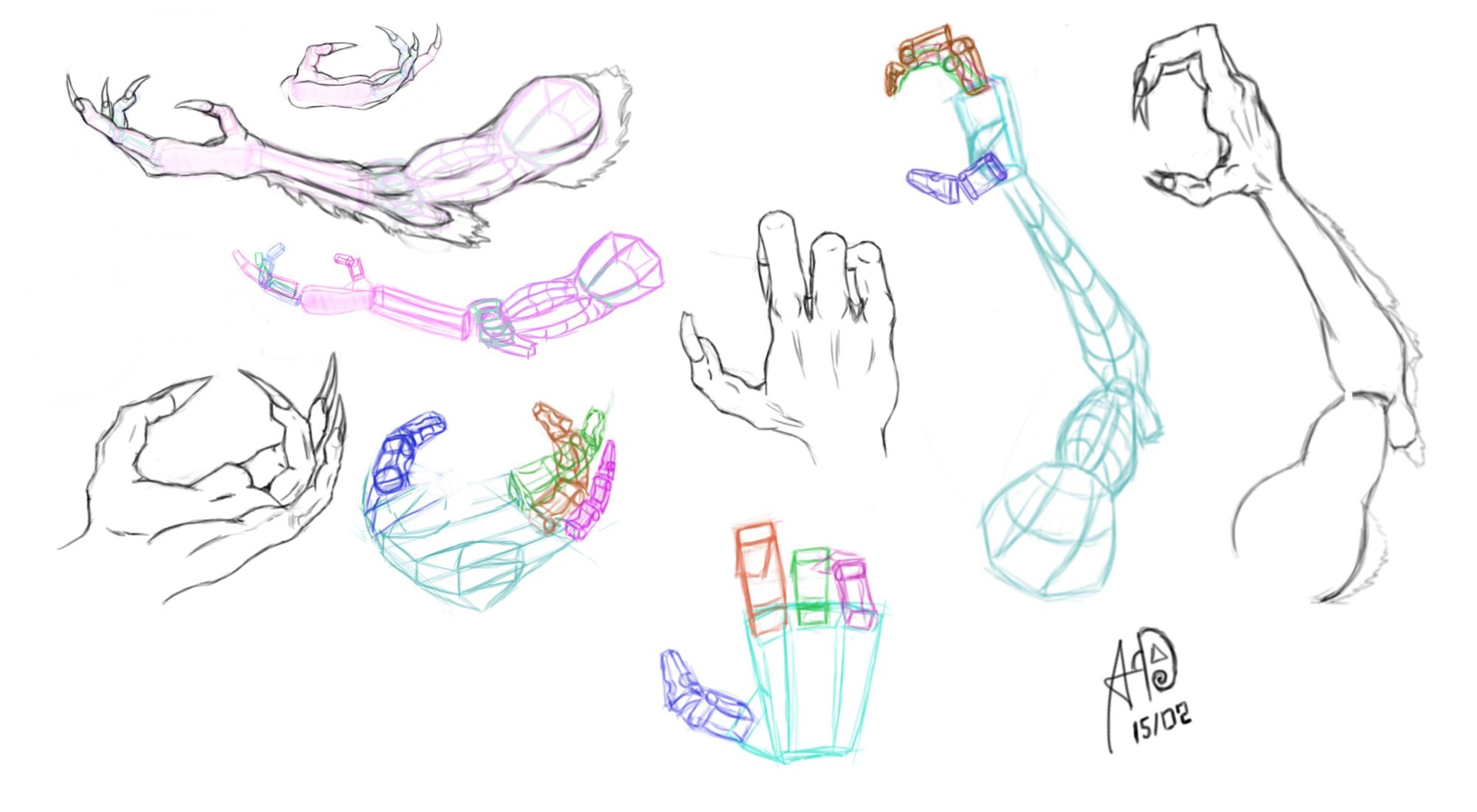 1920x1056 Antony Erzunov - Dragon Hand Drawing