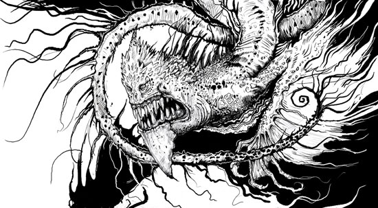 550x303 Art, Illustration And Doodles Of Jonathan Grimes Mermaid Doodle - Dragon Ink Drawing