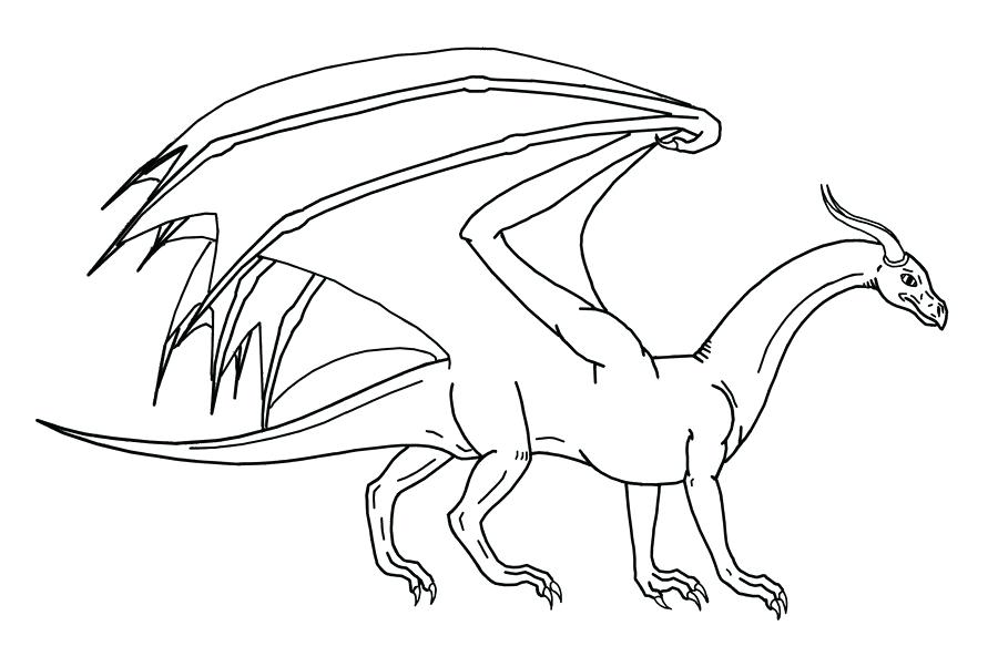 900x602 Dragon Outline Drawing Need Help In Making Clean Outlines Dragon - Dragon Outlines For Drawing