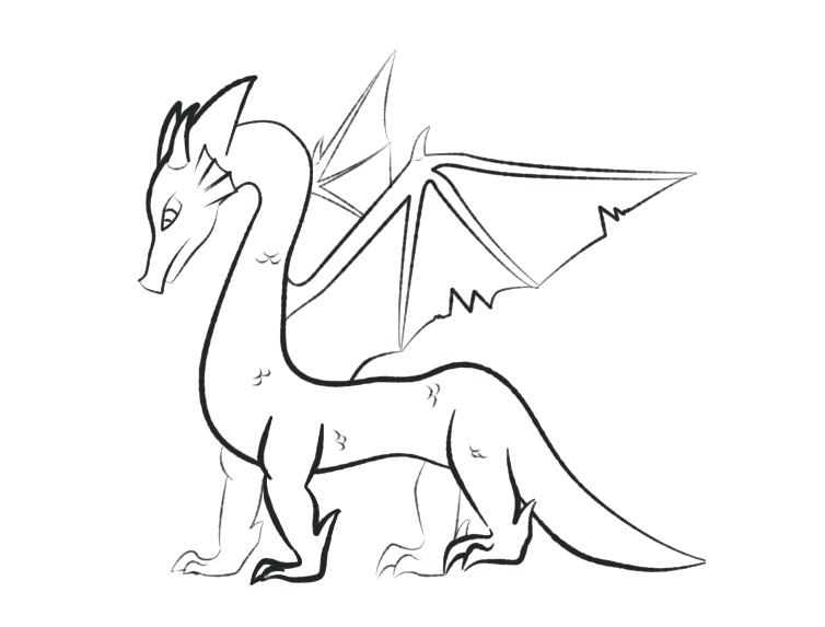 Featured image of post Dragon Drawing Outline Simple My main brushes are finally draw the line art on another layer