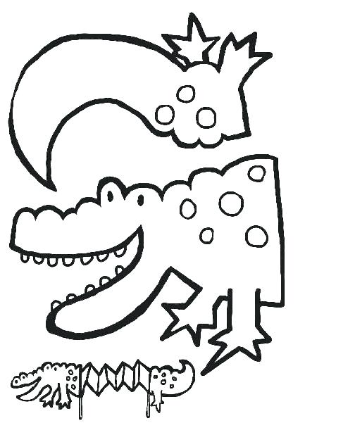 504x601 Dragon Outline Template - Dragon Outlines For Drawing