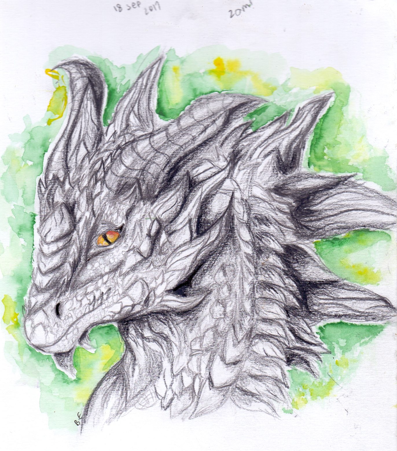 Разные рисунки карандашом дракон
