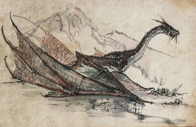 400x259 Dragon Drawing Tumblr - Dragon Pics Drawing
