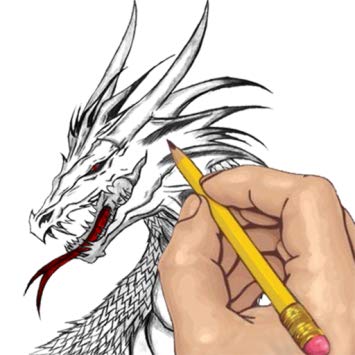 355x355 How To Draw Dragons Appstore For Android - Dragon Pics Drawing