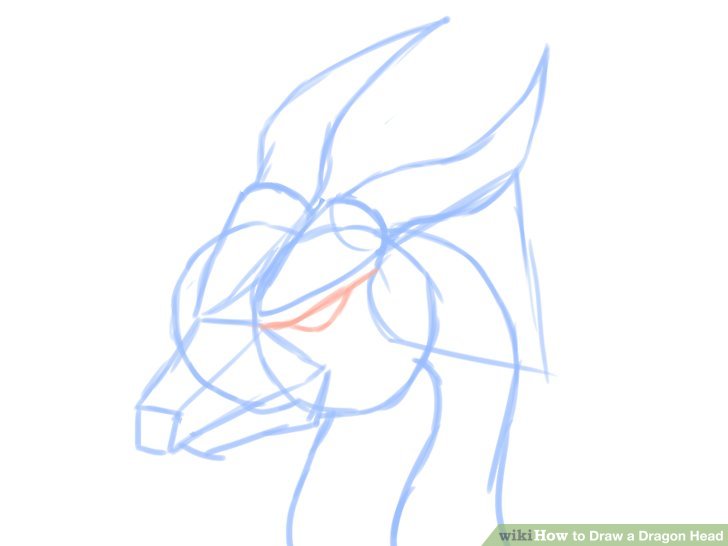 728x546 How To Draw A Dragon Head - Dragon Pictures Drawing