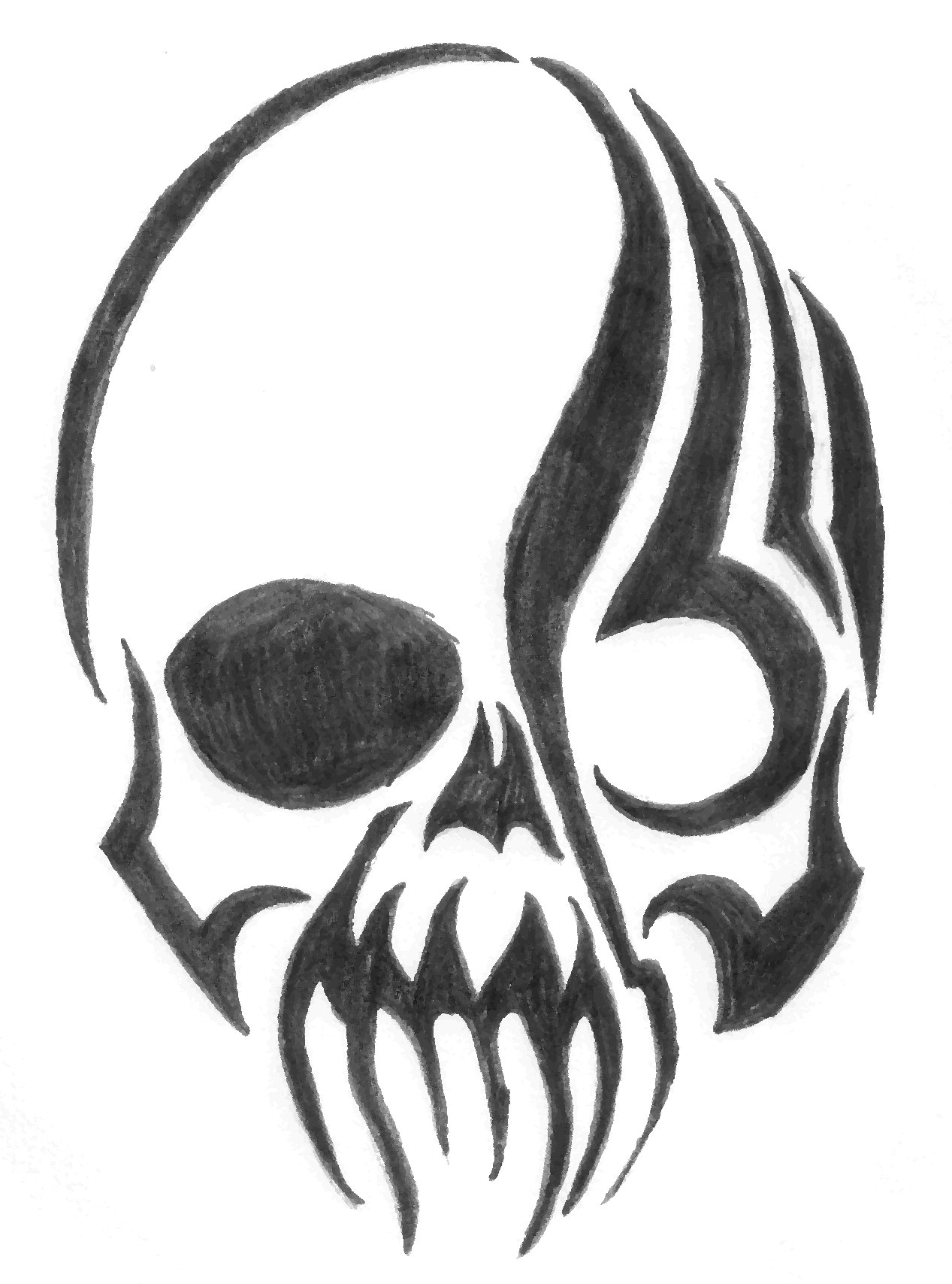 1267x1708 Tribal Dragon Drawing Drawings - Dragon Pictures Drawing